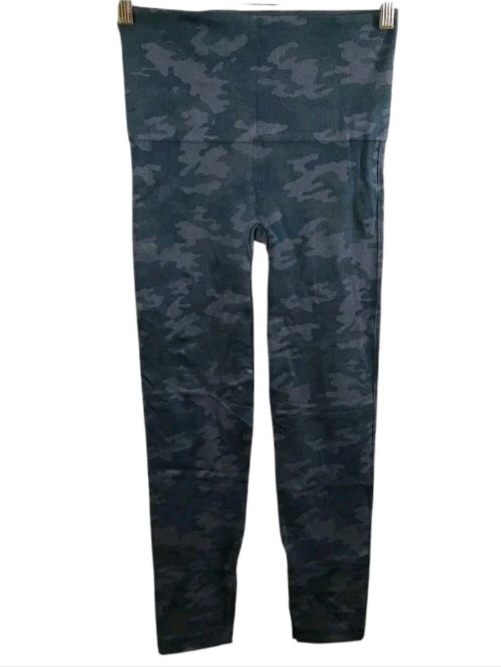 SPANX Look At Me Now Seamless Camo Shaping Leggings in Black Women's L NWT - Picture 8 of 10